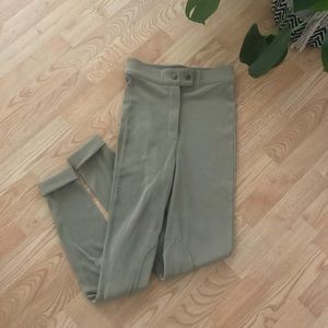 American Apparel taupe riding pants large